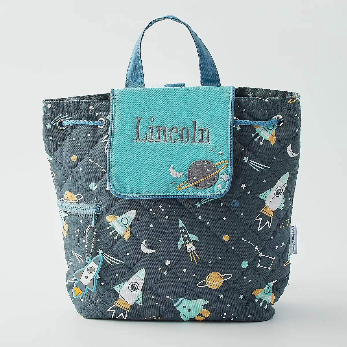 Personalized Space Quilted Backpack